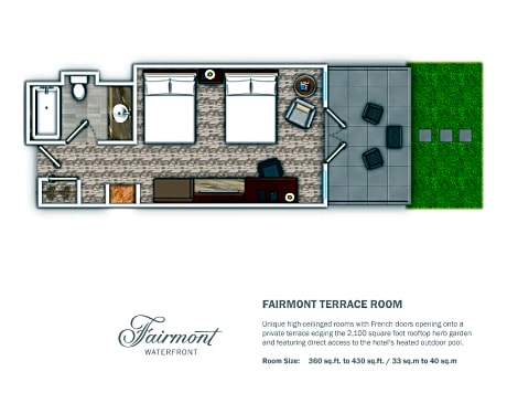 Fairmont Terrace Double Double