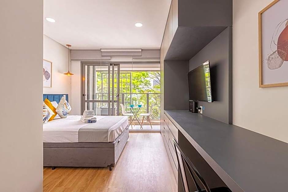Easy Star - Lindo Studio no Brooklin ao lado Av. Santo Amaro! - ZT01H