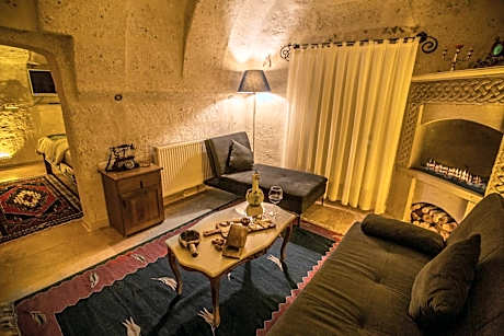 Executive Stone Suite With Fireplace and Valley View