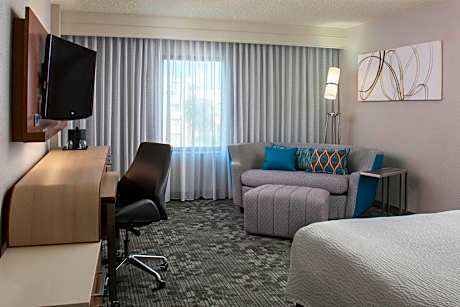 King Room with Sofa Bed and Pool View