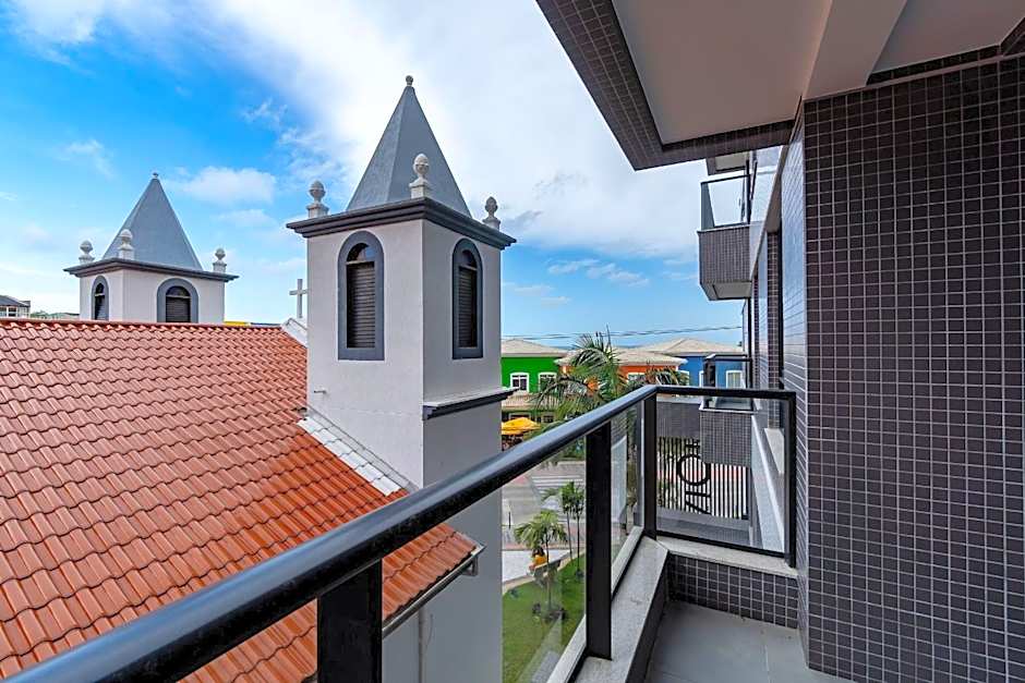 AION suítes 103 - Compacto e luxuoso Loft - Rooftop com piscina e academia - À poucos passos da praia