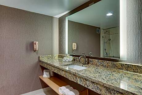 2 Single Communications Accessible Transfer Shower