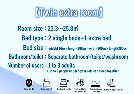 Twin Room with Extra Bed