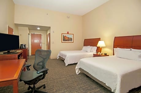 2 Queen Mobility Hearing Accessible Studio with Tub