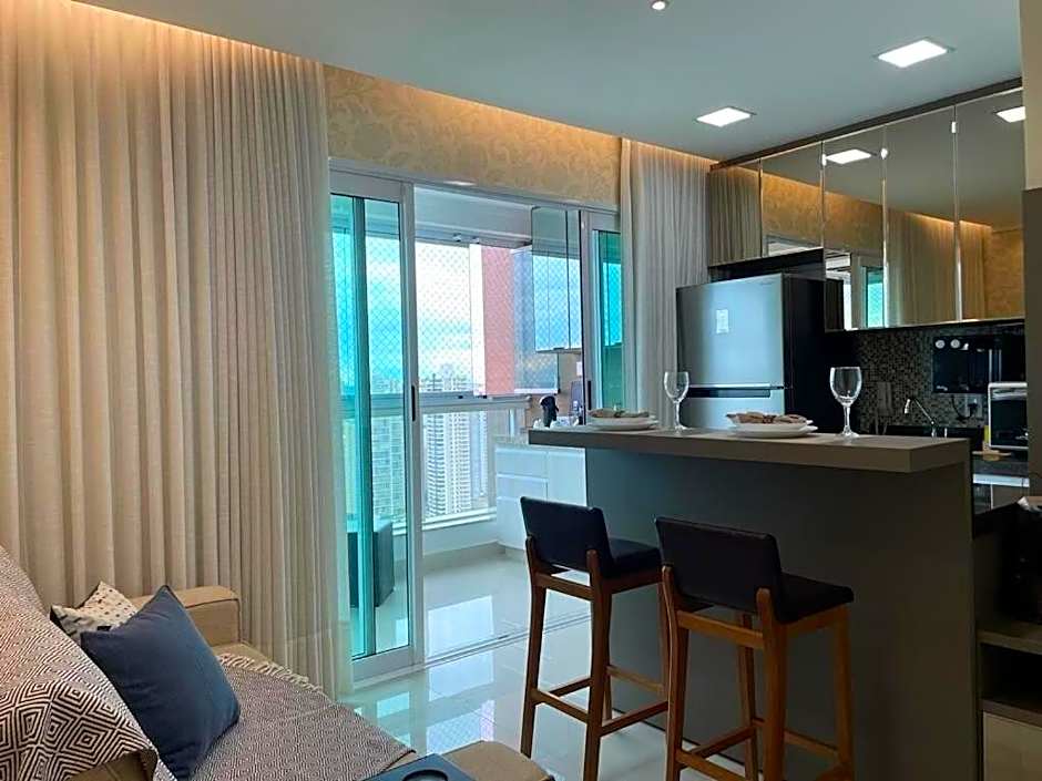 1 Qts.| 2 Hósp. | Linda vista| Ao lado do Shopping