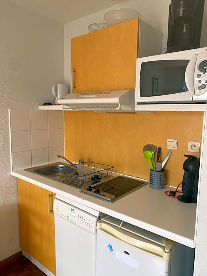 Maisonnette avec terrasse village vacances, Draps en option