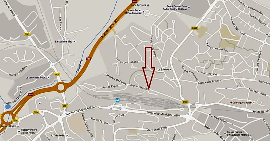 Chambre d'Hôtes Le Tilleul de Canac parking privé gratuit