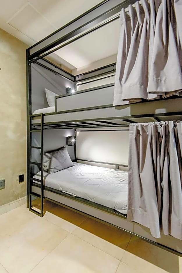 Cozy Bed in mixed room