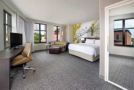 Room, 1 King Bed with Sofa bed (Mobility/Hearing Accessible, Tub) (1 King Bed and 1 Double Sofa Bed)