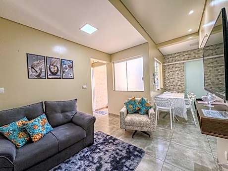 Lindo sobrado no centro, ar cond e vaga