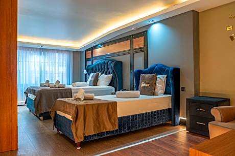 Family Room with Shared Bathroom