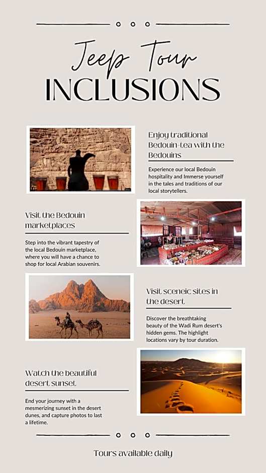 Wadi Rum Desert Tours and Glamping with Hussein