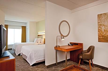 Suite, 2 Double Beds, Microwave/Mini Fridge, Sofa Bed, Living Space