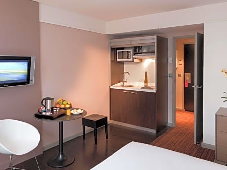 Studio with One Double Bed and One Single Bed