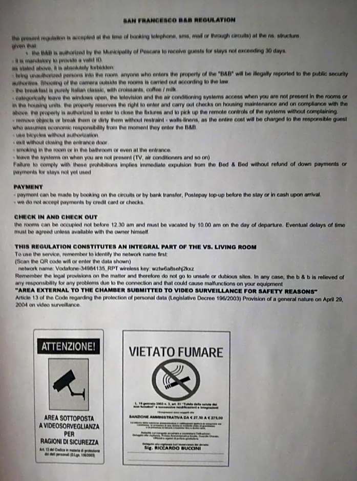 B&B SAN FRANCESCO Pescara Centro