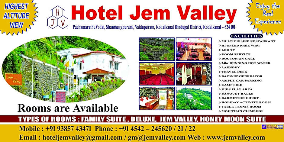 Hotel Jem Valley Kodaikanal