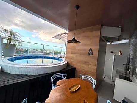 Linda cobertura vista mar