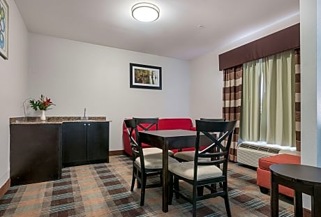 Suite-1 King Bed, Non-Smoking, Mini Suite, Whirlpool, Sofa For Seating, High Speed Internet Access, 