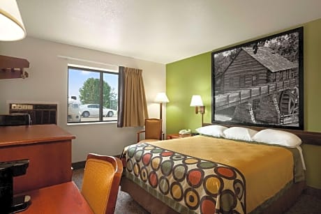 1 Queen Bed Mobility Accessible Room Non-Smoking