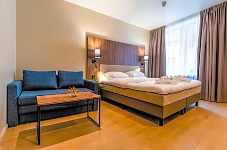 Family Room with King Bed and Sofa Bed