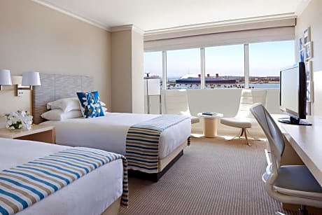 Double Room with Two Double Beds and Harbor View
