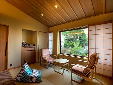 Deluxe Room with Tatami Area and Open-Air Bath A - Non-Smoking (2nd floor)
