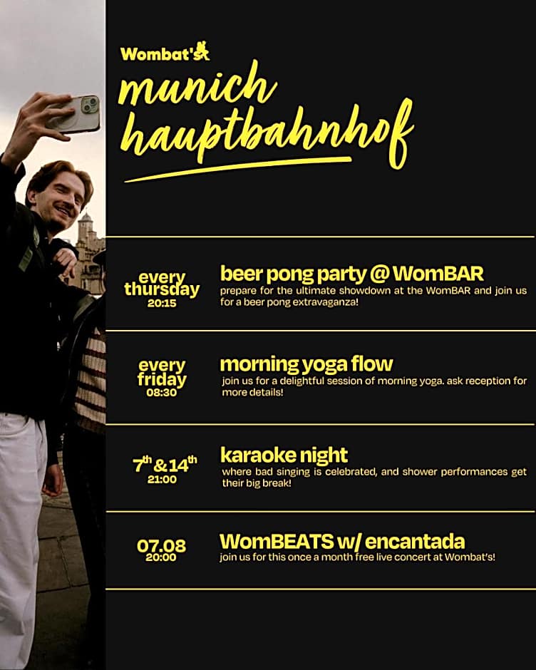 Wombat's City Hostel Munich Hauptbahnhof