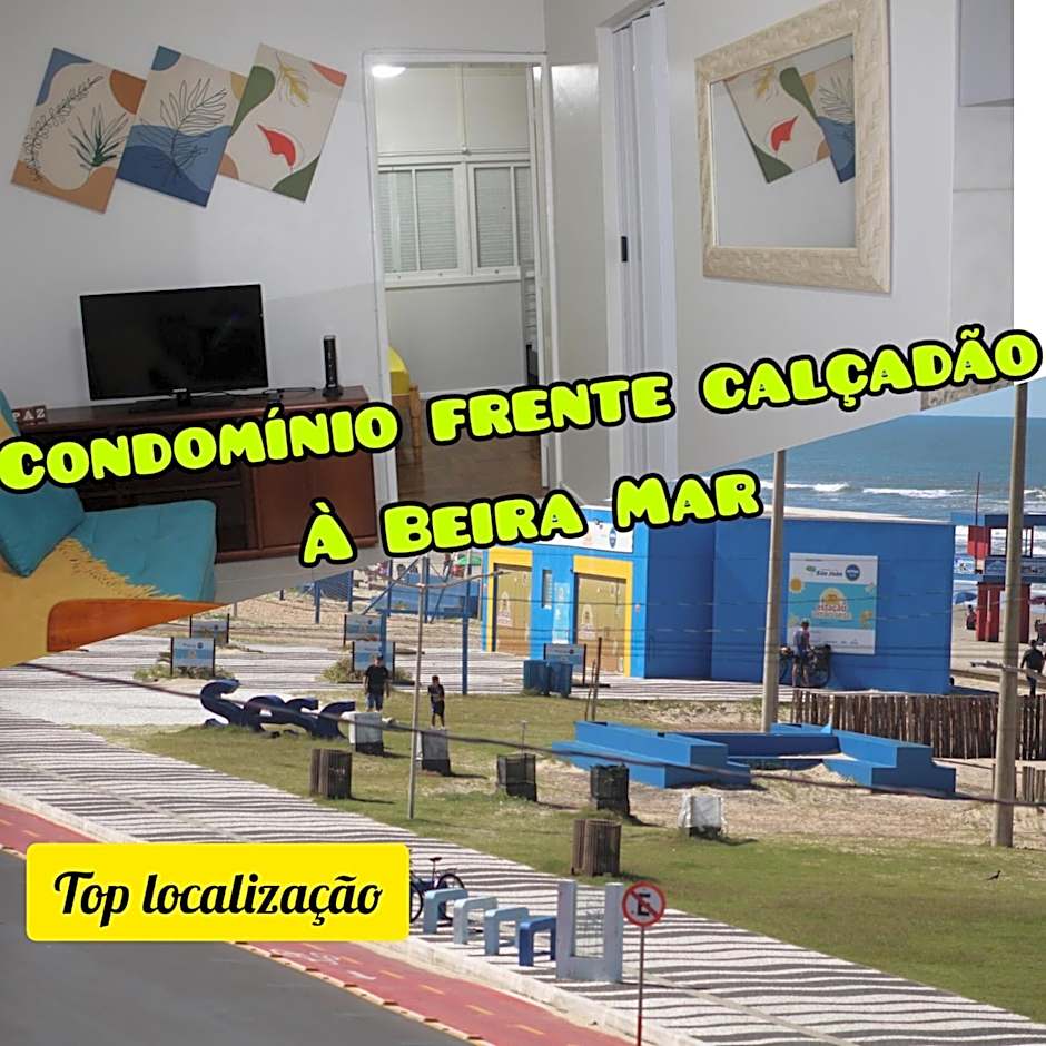 Apartamento à Beira-Mar e Centro Tramandaí Frente calçadão