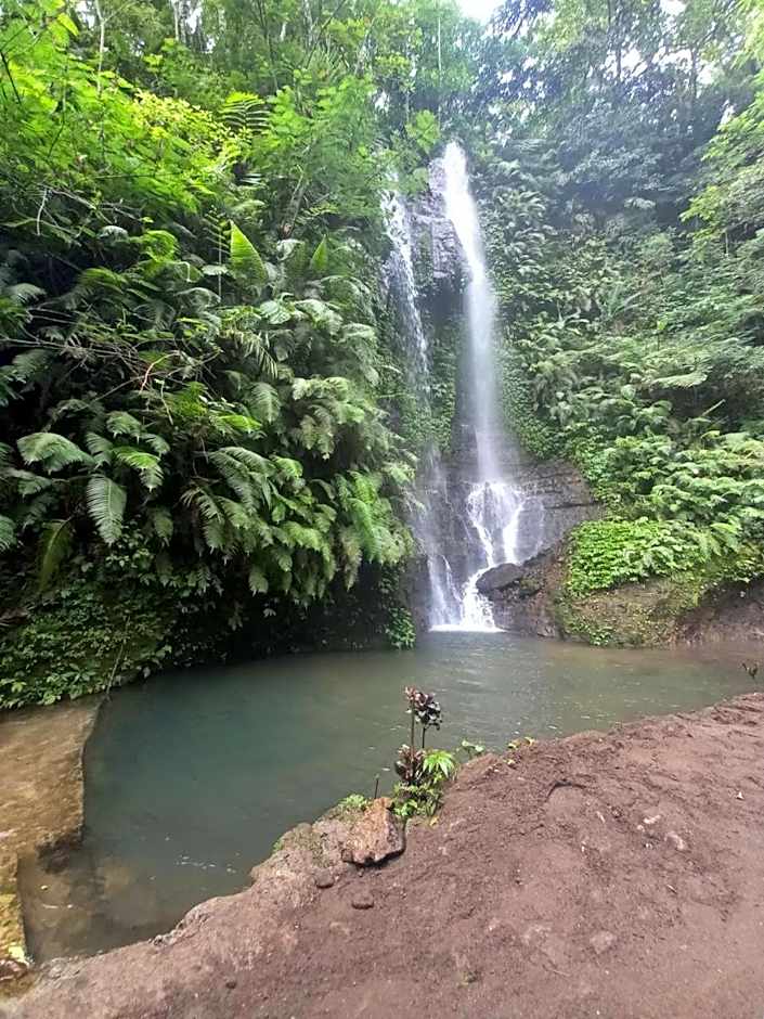 Munduk Tutub waterfall view