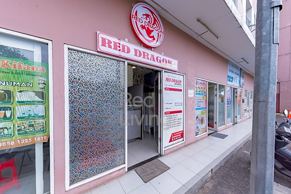 redliving apartemen grand sentraland - dragon apartel tower pink