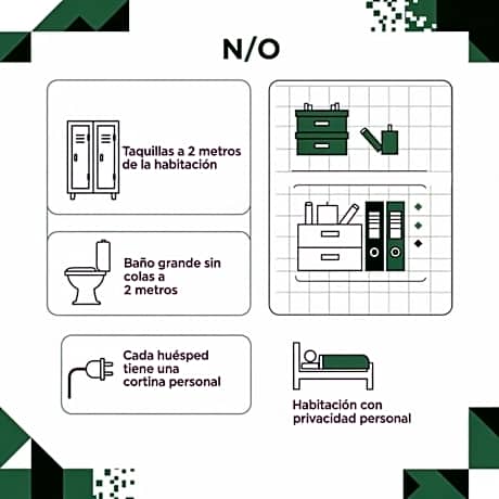 Single Bed in Mixed Dormitory Room