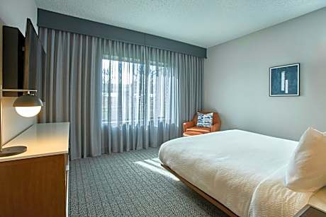 1 Bedroom Larger Suite, 1 King, Sofa bed, Courtyard view