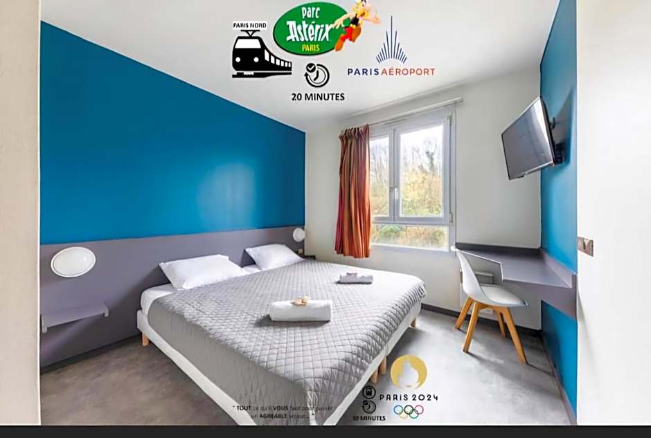 Hôtel La Nonette ASTERIX, CDG AIRPORT & PARIS CENTRE