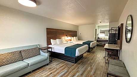 Queen Room with Two Queen Beds with Sofa Bed