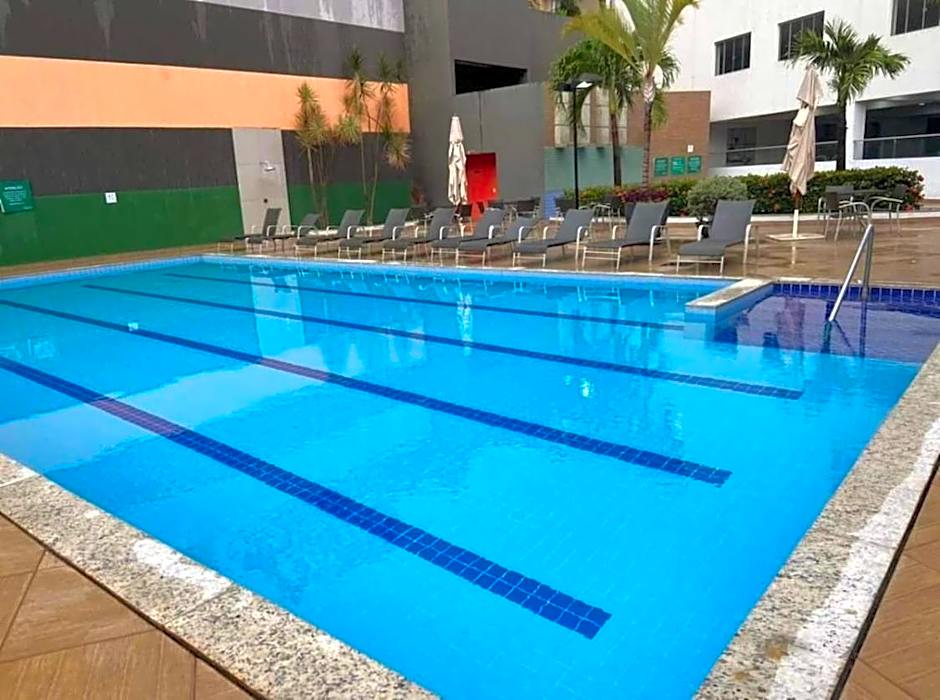 Apto com 3 Suítes, linda vista e ótima área de lazer - até 10 pessoas