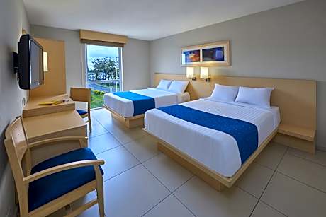 TWO DOUBLE BEDS