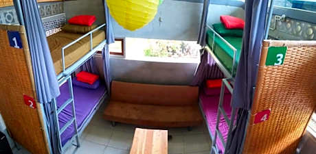 Bed in 6-Bed Mixed Dormitory Room