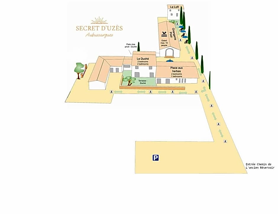 Secret d'Uzès - Place aux Herbes - Piscine chauffée et Jacuzzi