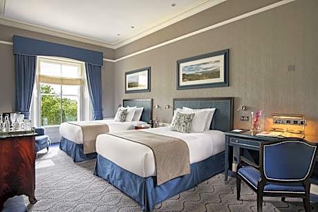 Large Double Room with Two Double Beds and Park View