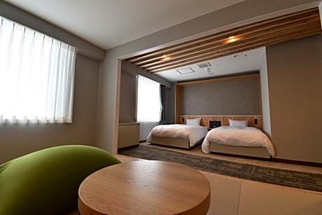Premium Japanese-Western room with 2 Single Beds - Non Smoking