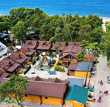 Domy z Bala przy plaży- Domki klimatyzowane - JACUZZI, SAUNA, lody, popcorn, ryba wedzona i ognisko gratis-od maja!