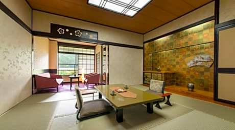 Japanese-Style Room with Open-Air Bath and River View - Room Only