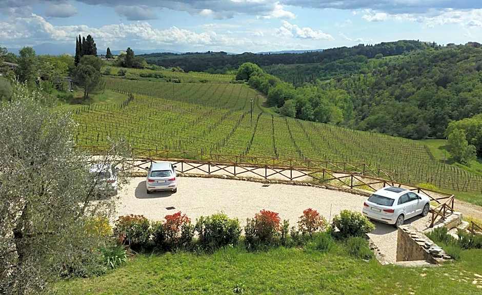 Chianti B&B Design infinity pool shared