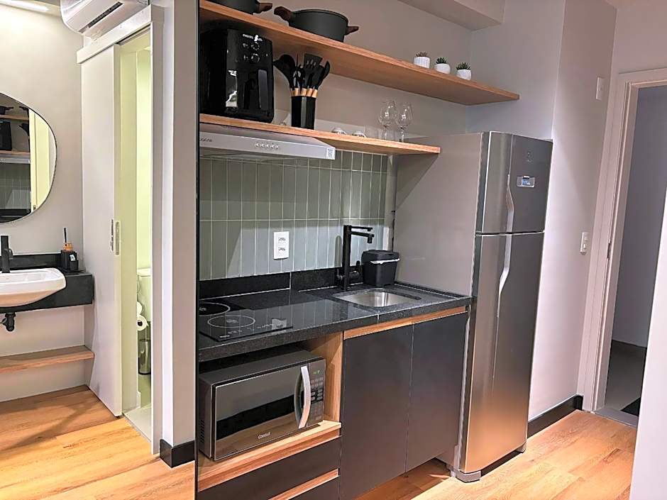 Studio na avenida 9 de julho