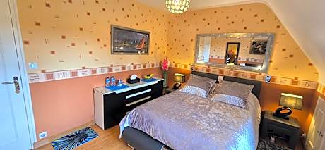 TiNat chambre avec grand jardin, parking gratuit