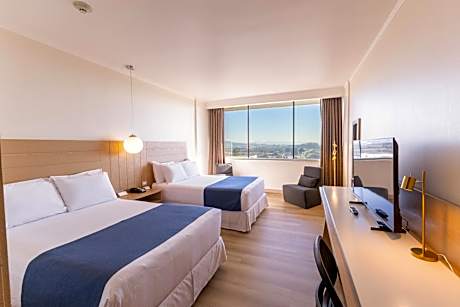 Standard 2 Double Beds, City View, Non-Smoking