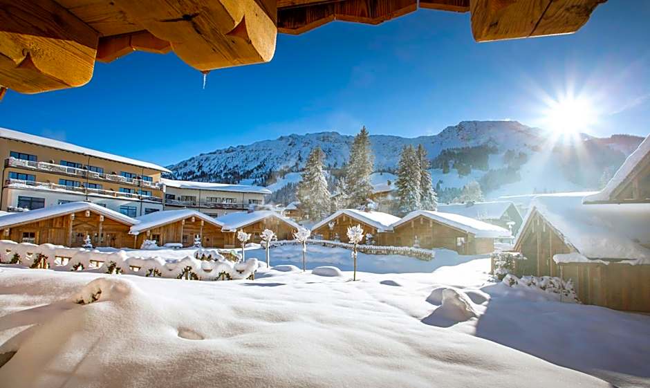 Alpin Chalets Oberjoch - Luxus Unterkunft mit privatem SPA und Zugang zu 3000 qm SPA Panoramahotel Oberjoch
