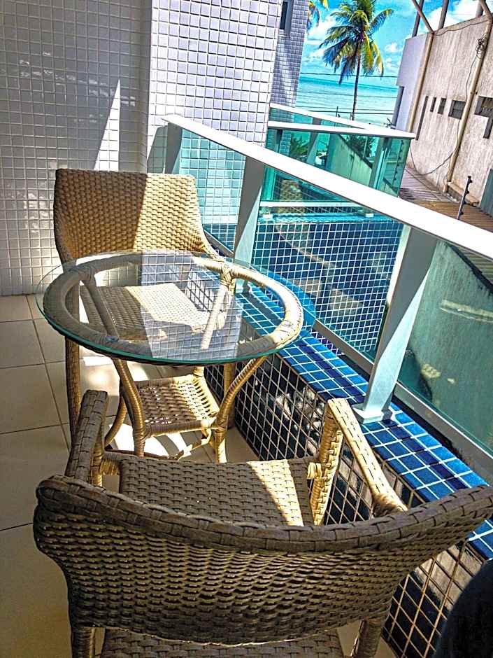 BLUE SUNSET PREMIUM - Flat Beira Mar para até 5 pessoas - Cabo Branco - Piscina Rooftop