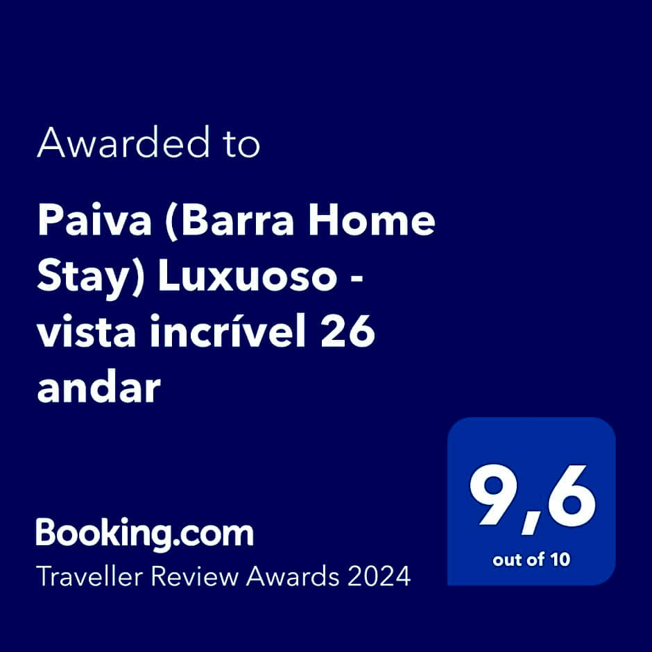 Paiva (Barra Home Stay) Luxuoso - vista incrível 26 andar