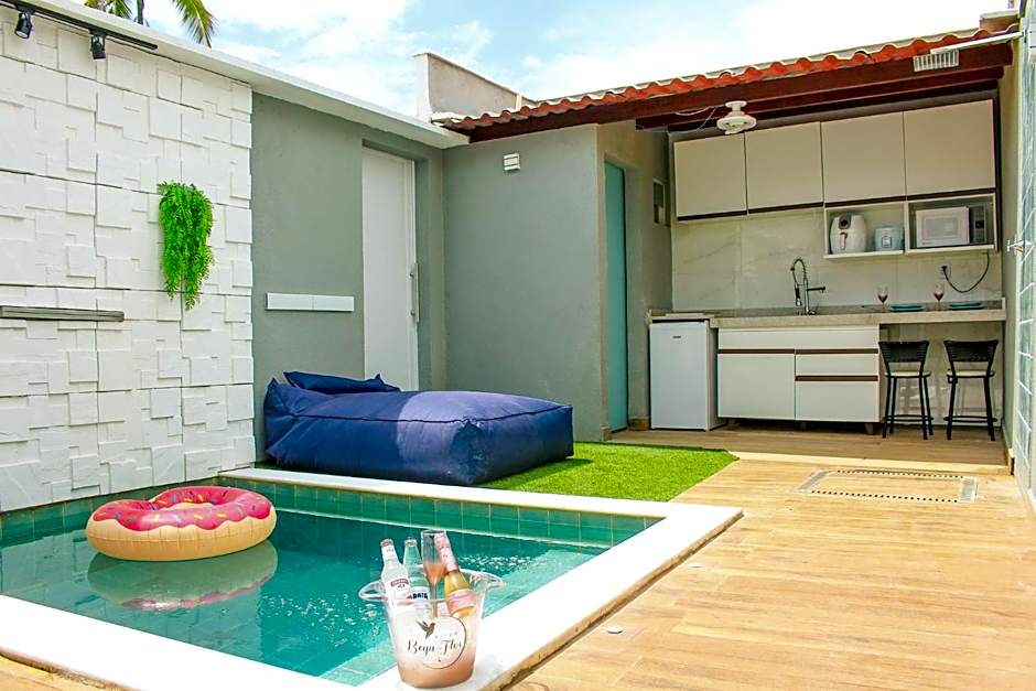 Villa Beija-Flor2: Suíte alexa e piscina privativa